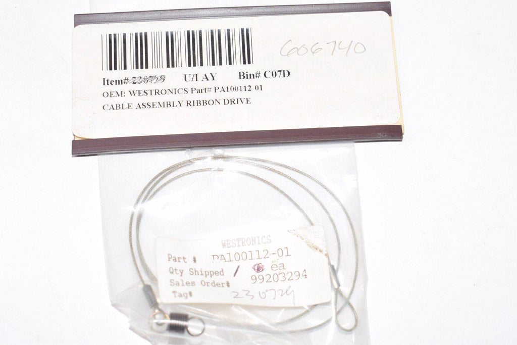 NEW Westronics PA100112-01, Cable Assembly Ribbon Drive