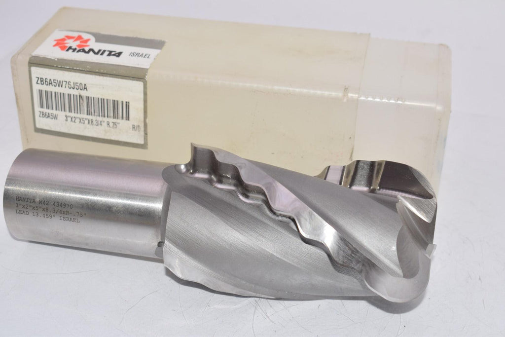 NEW WIDIA HANITA ZB6A5W76J50A 434970 3'' x 2'' x 5'' x 8-3/4'' x R-.75 Crest Cut End Mill R-H