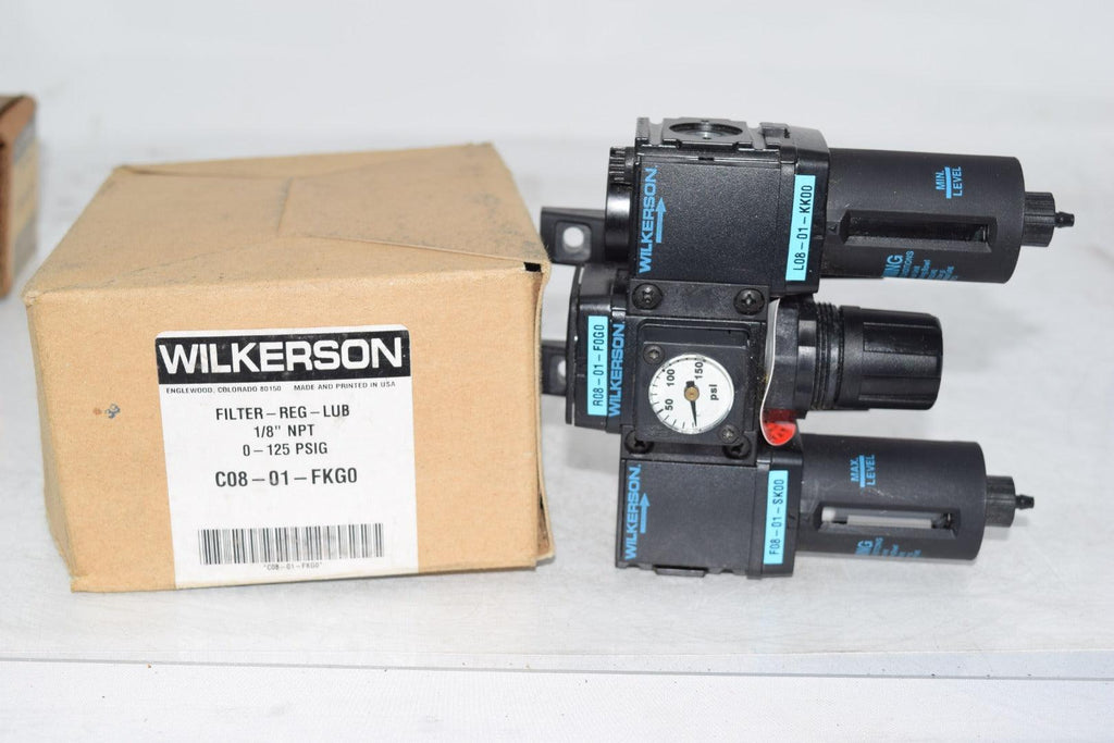 NEW Wilkerson C08-01-FKG0 1/8'' NPT 0-125 PSIG