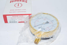NEW Winters Instruments P1S235 100 SERIES 3.5'' 0-30 PSI/KPA 1/4'' BTM Dry PRESSURE GAUGE