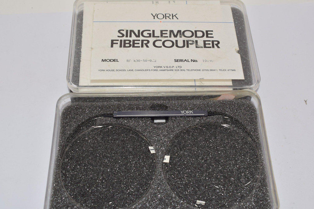 NEW YORK SINGLEMODE FIBER COUPLER PN: SC-830-50-0.1
