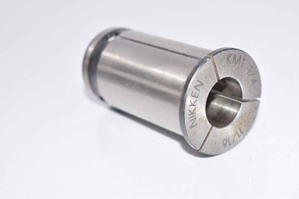 NIKKEN KM1 1/4-11/16 Milling Chuck Collet Sleeve Tool Holder, Machinist Tooling, Milling