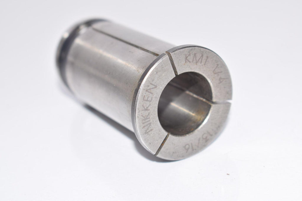 NIKKEN KM1 1/4-13/16 Milling Chuck Collet Sleeve Tool Holder, Machinist Tooling