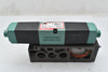 Numatics 082SS415M000058 Mark 8 Double Solenoid Valve 2 Pos/4 Way w/Man Block 125 VDC