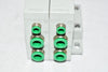 Numatics Solenoid Valve Manifold Block 6 Connectors 4-1/2'' OAL