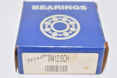 NWE W412 Schatz Single Row Ball Bearing W412.SCH