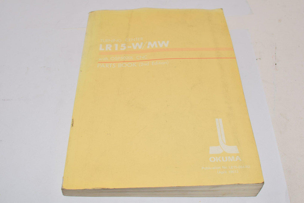 Okuma Parts Book for Turning Center LR15-W/MW, 2nd Edition