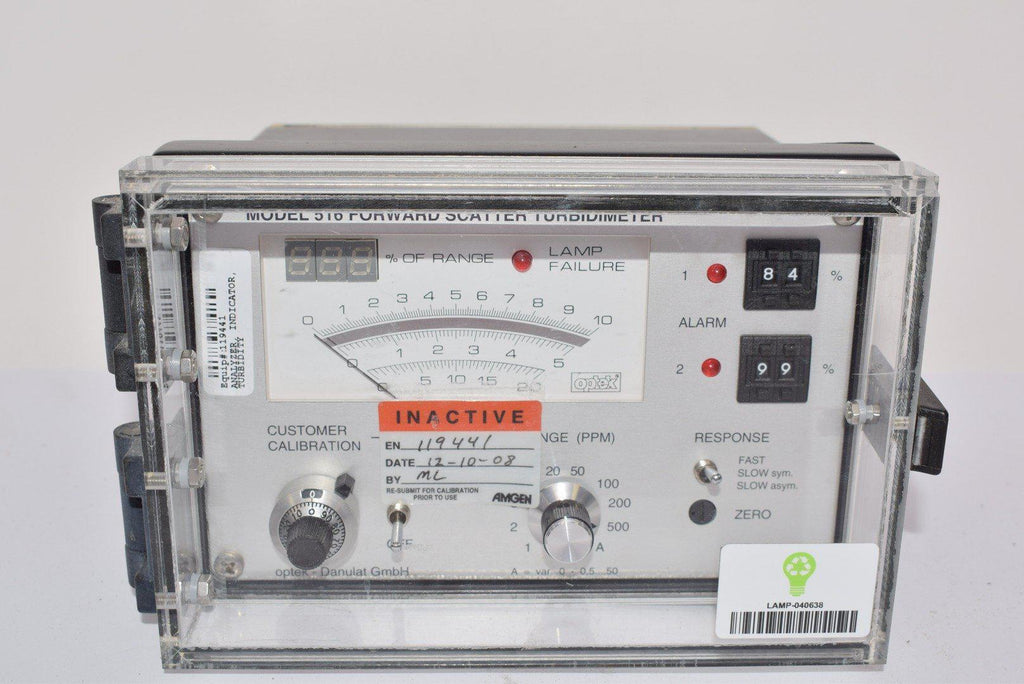 Optek 516 Forward Scatter Turbidimeter Indicator 115/230V Sensor