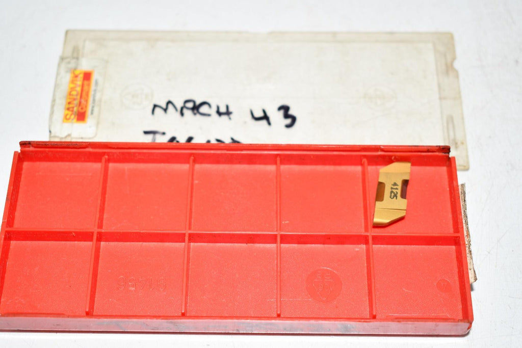 Pack of 1 NEW Sandvik TLR-3062R 4125 Carbide Inserts Grooving