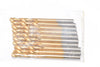 Pack of 10 NEW 9/64'' HSS Coated Drill Bits, 2-1/4'' OAL