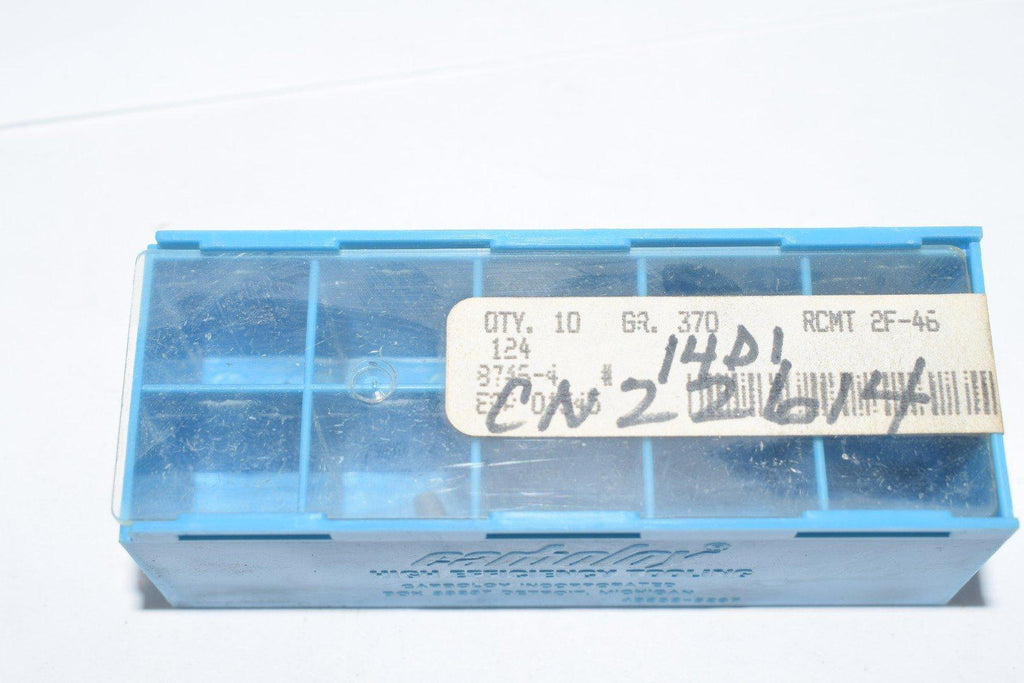 Pack of 10 NEW Carboloy RCMT-2F-46 370 Cemented Carbide Inserts