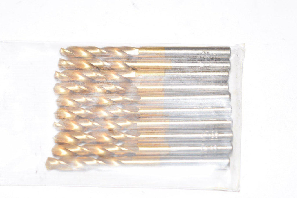 Pack of 10 NEW Coated HSS 5/32'' Jobber Twist Drill Bits Set