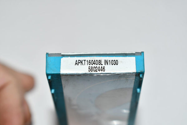 10 Genuine INGERSOLL APKT 160408 HS IN1030 Lathe Inserts - Open Box, Like New-535819