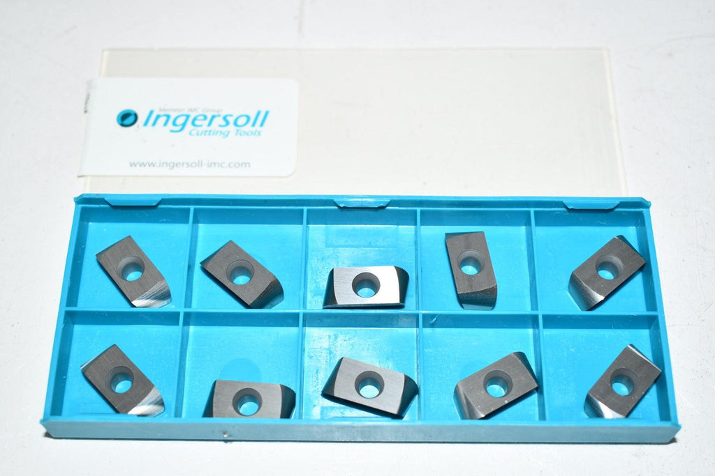 Pack of 10 NEW Ingersoll Carbide Inserts Indexable, NO MODEL # Visible