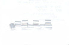 Pack of 10 NEW WJ Roberts 8N28R25SP 166 x 9/32 1/4 RND SS Bushing Spacers