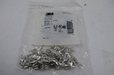 Pack of 100 NEW 3M SS-31-8 CONN SPADE TERM 18-22AWG #8