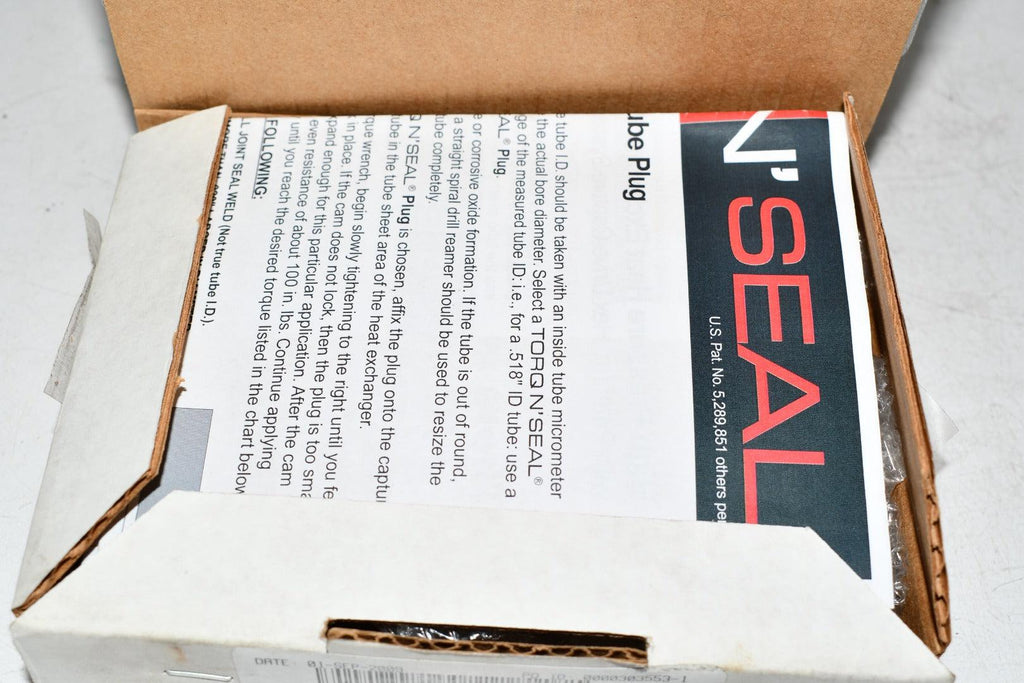 Pack of 12 NEW JNT 430-450 Torq N' Seal High Pressure Tube Plug 300in- Lb Stainless 450'' OD