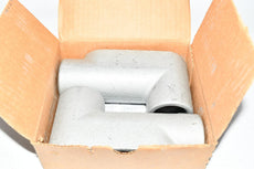 Pack of 2 NEW Cooper Crouse-Hinds LB47 1-1/4'' LB-Style Conduit Body, Form-7, Iron Alloy