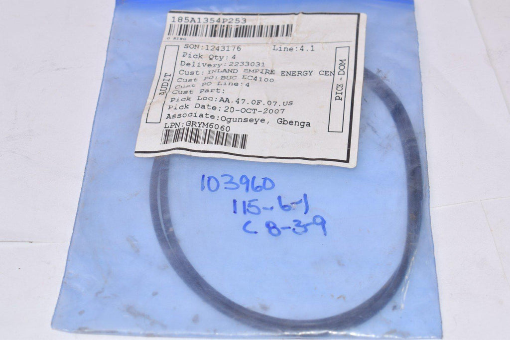 Pack of 2 NEW GE Turbine 185A1354P253 O-Rings, Gas Turbine O-RIngs