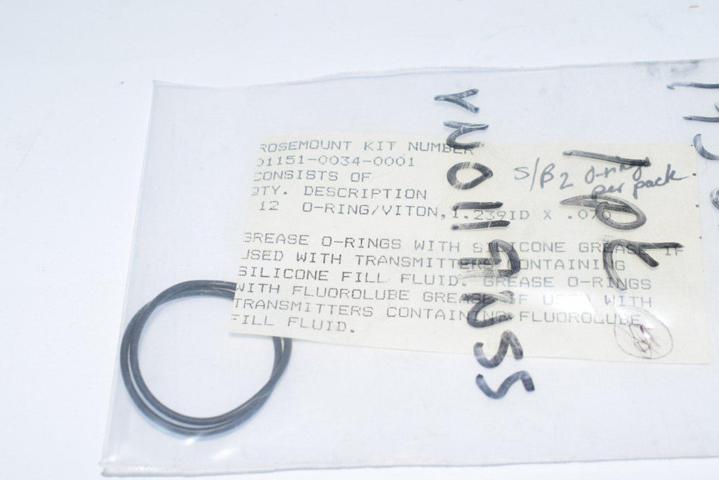 Pack of 2 NEW Rosemount 01151-0034-0001 O-Rings