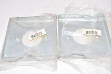 Pack of 2 NEW Steel City 458 Square Box Surface Cover, 6.5 Cubic Inches, 4 Inch Square x 1-/2 Inch Raised