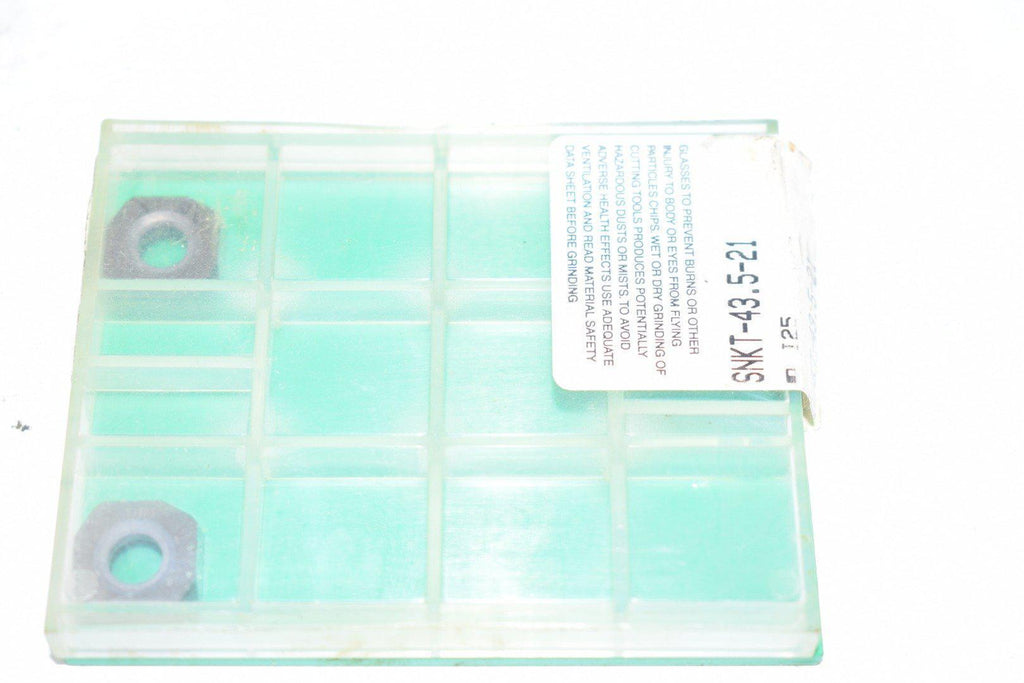 Pack of 2 NEW Valenite SNKT-43.5-21 I25 Carbide Inserts