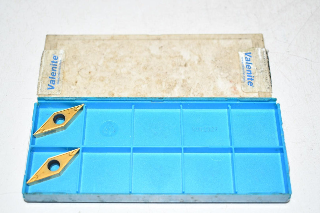 Pack of 2 NEW Valenite VBGT 160402-PF3 9610 Carbide Inserts Grooving