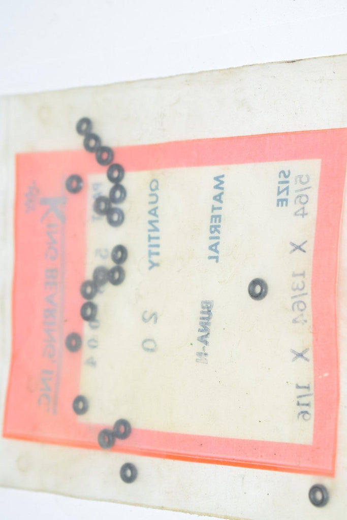 Pack of 20 NEW King Bearing 568-004 Buna-N O-Ring Seals 5/64 x 13/64 x 1/16