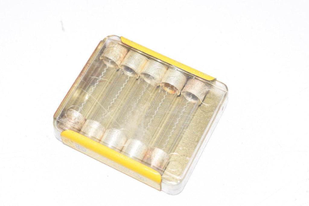 Pack of 5 NEW Bussmann AGC-2 Glass Fuses 2 Amp