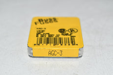 Pack of 5 NEW Bussmann AGC-3 Fuse