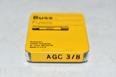 Pack of 5 NEW Bussmann AGC-3/8 Fuse