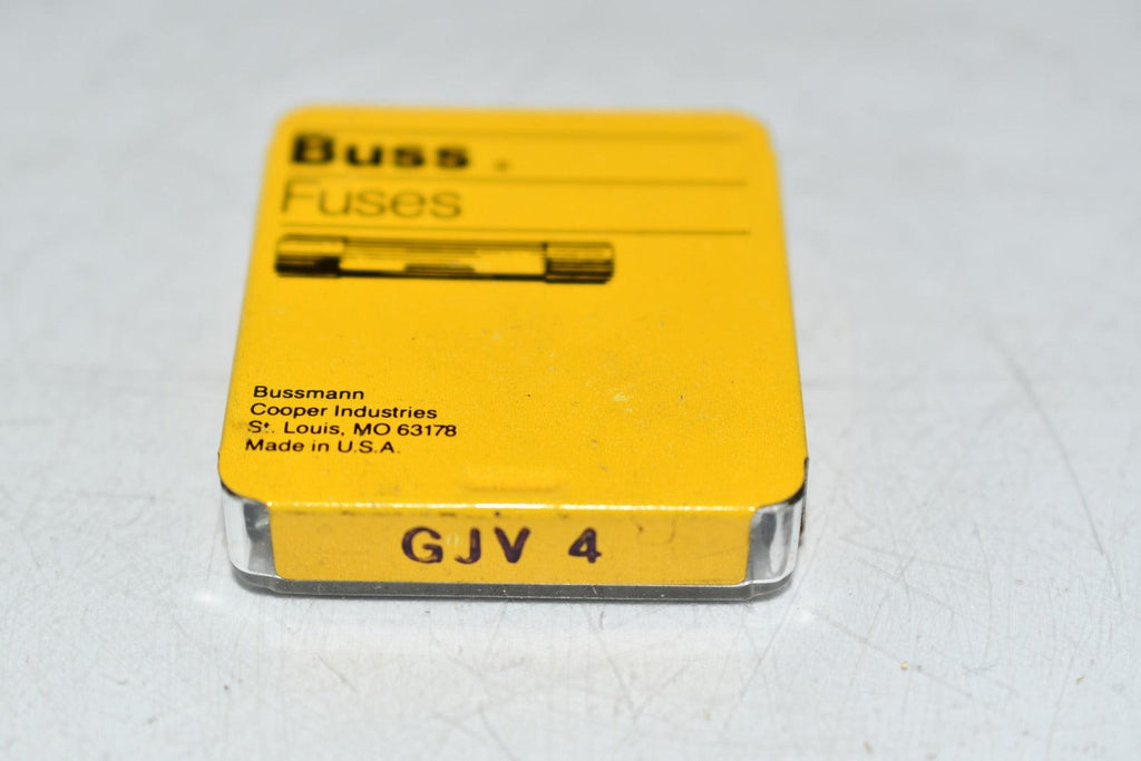 Pack of 5 NEW Bussmann GJV-4 Fuse