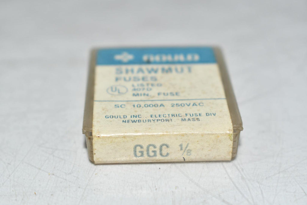 Pack of 5 NEW Gould Ferraz Shawmut GGC-1/8 Fuse