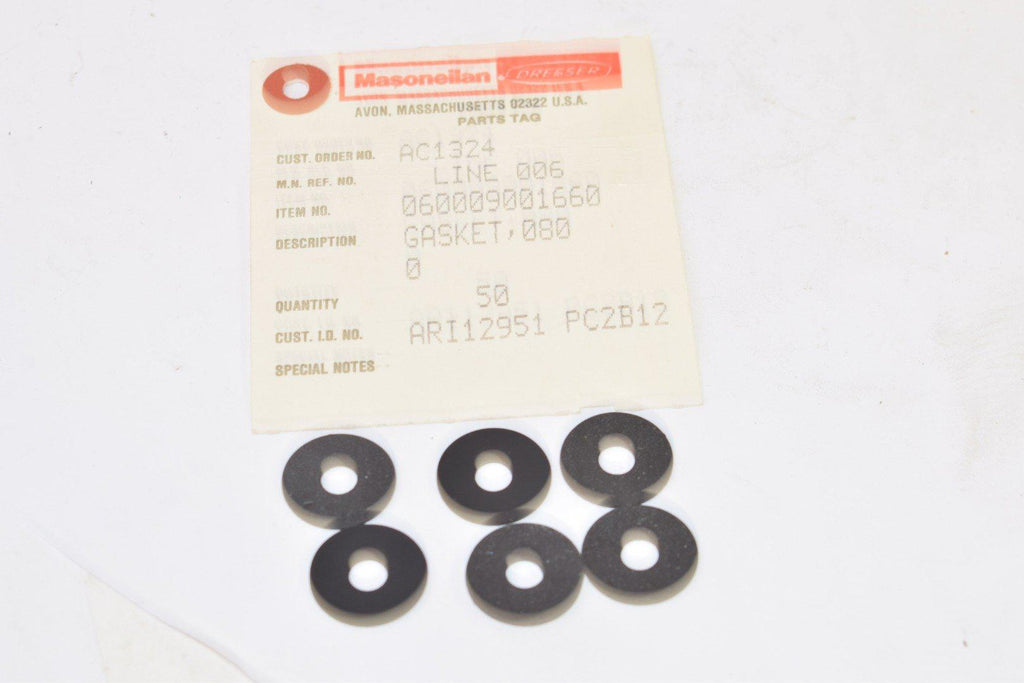 Pack of 6 NEW Masoneilan 060009001660 Gaskets .080