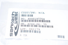 Pack of 6 NEW Saint-Gobain Sani-Tech 42RX-PX-.75 Gasket