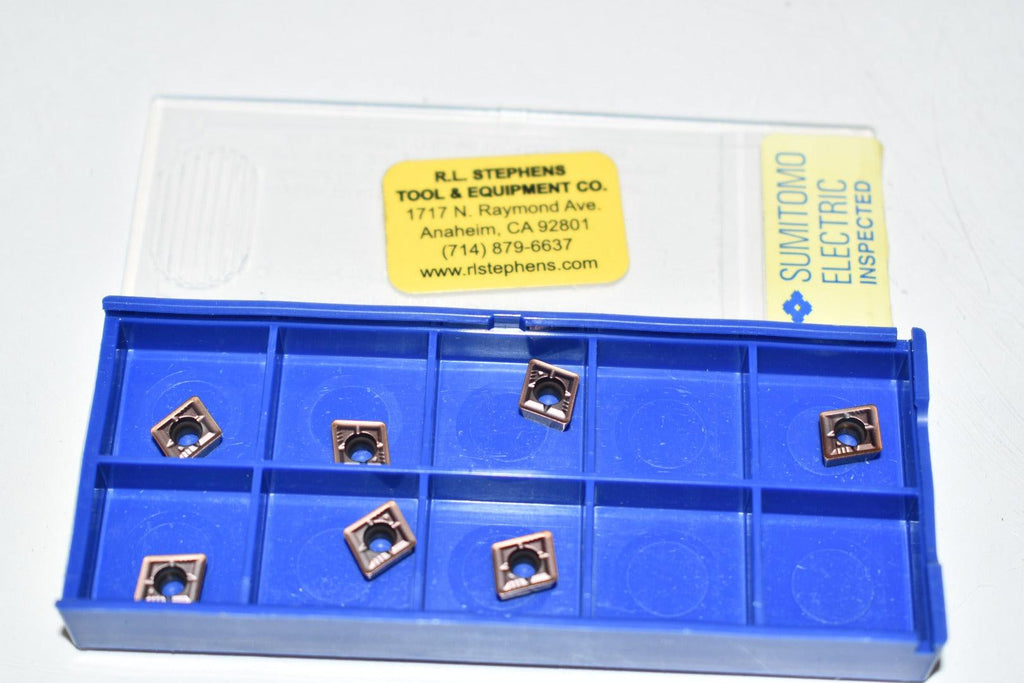 Pack of 7 NEW Sumitomo WDXT063006-G Grade- ACP300 Carbide Insert Indexable