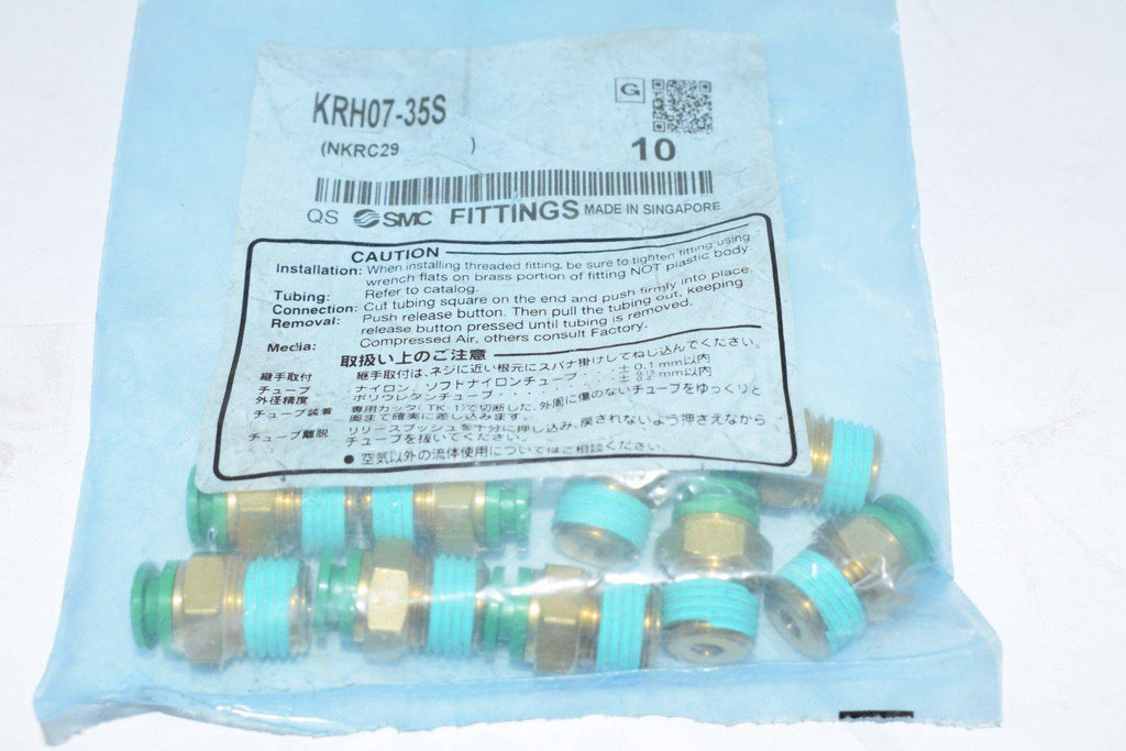 Pack of 9 NEW SMC KRH07-35S FITTING