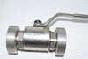 Parker BVHP08CKK1EA 2-Way Shut Off High Pressure Valve 3000 PSI C.61 4-Bolt Flange Stainless Steel