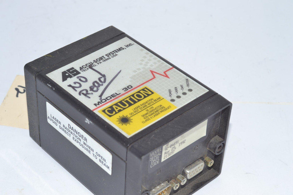 PARTS Accu-Sort Model 30 Barcode Scanning System - Laser