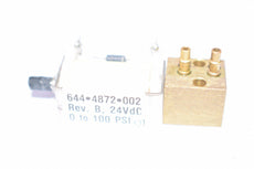 Pneutronics 644-4872-002 Rev. B 24Vdc 0-100 PSI Solenoid