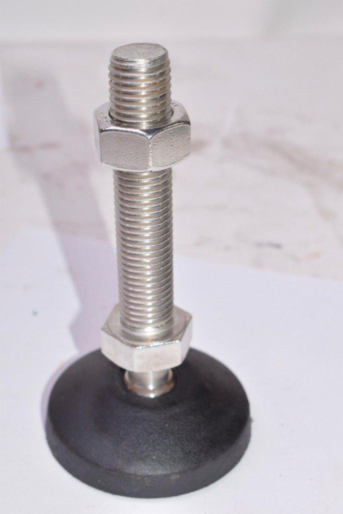 Polymounts - Polymount Heavy-Duty Machine Leveling Foot Mount, Leveling Foot Mount - 6'' OAL x 3-1/8'' DIA x 3/4''