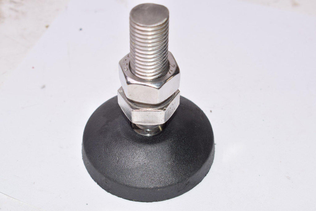 PolyMounts - PolyMount Leveling Foot Mount , Machine Leveling Foot Mount - 4-1/8'' OAL x 3-1/8'' DIA x 3/4''