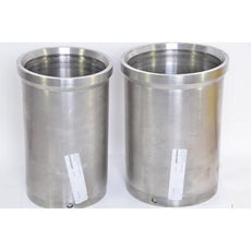 Qty (2) Littleford Day Mixer Shaft Sleeve Wear Coupling 7-1/2'' & 6-1/2'' 126290