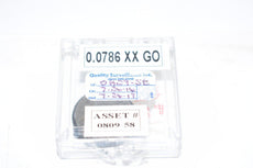 R.L. Schmitt 0.0786'' XX Go Ring Gage