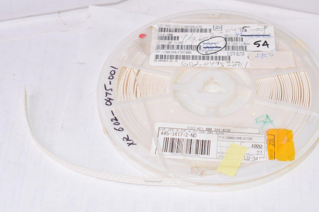 Reel of 54 NEW TDK Corporation C1608X5R0J475MT000N