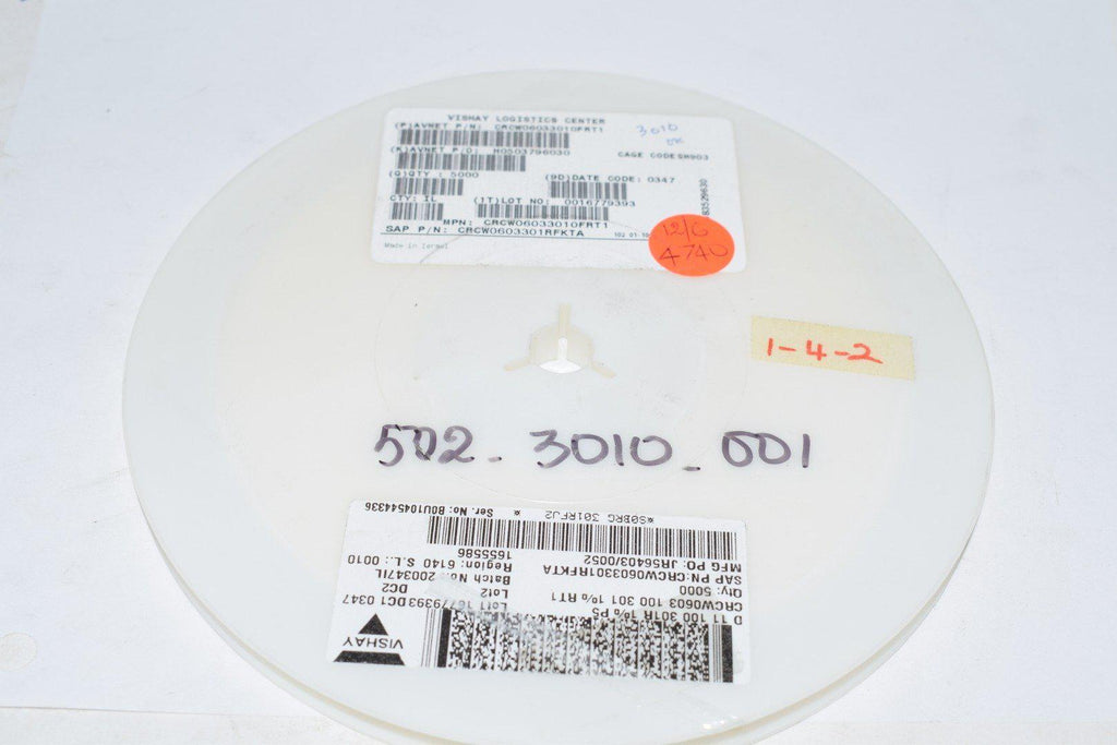 Reel of NEW 4740 Vishay Dale CRCW06033010FRt1 Resistor 100 301 1%