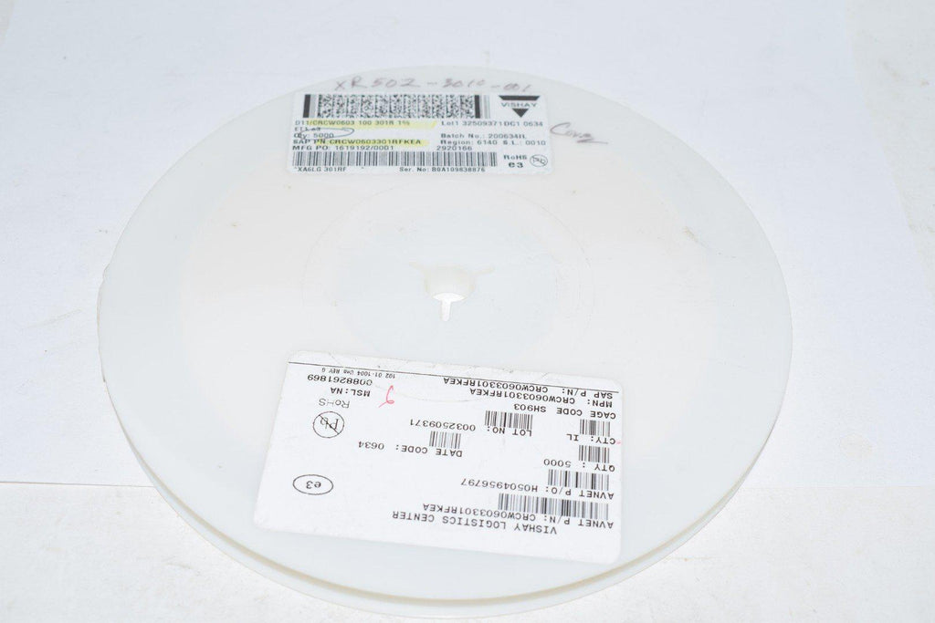 Reel of NEW Vishay Dale CRCW0603301RFKEA RES SMD 301 OHM 1% 1/10W 0603