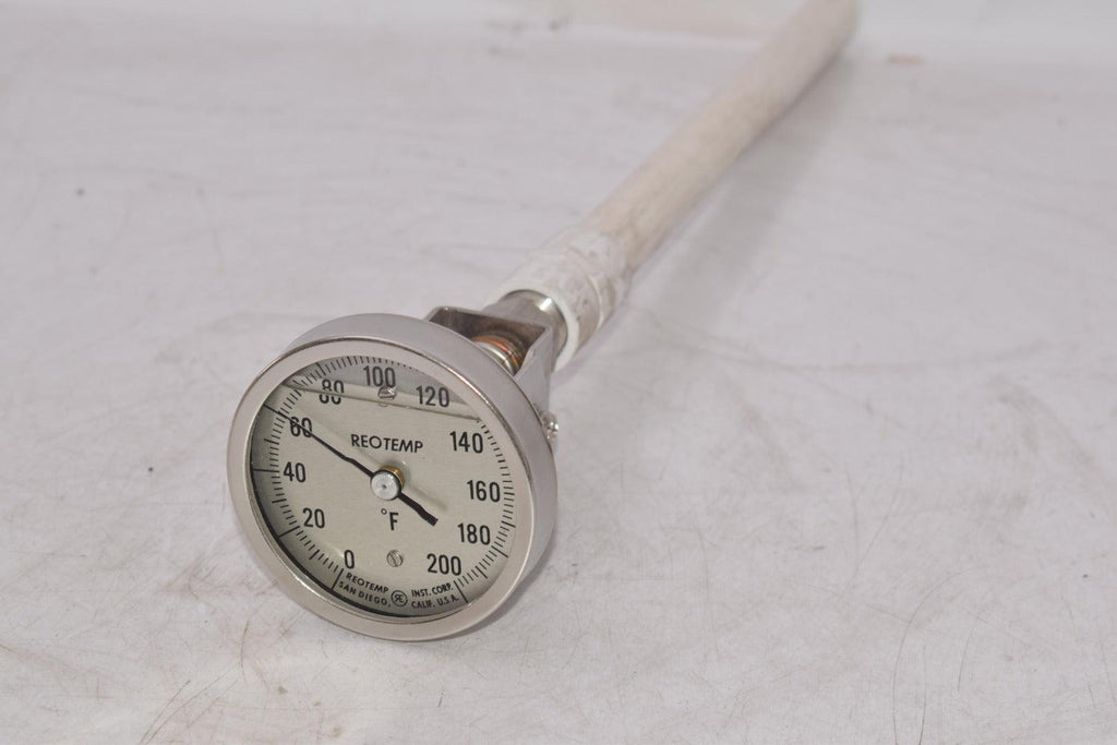 REOTEMP 0-200 DEG F  Temperature Gauge Liquid Filled