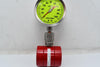 REOTEMP ILS-PS42075-DSFA3S200 0-100 Pressure Gauge GLycerin Filled 4''