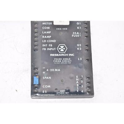 RESEARCH INC. 070403-001 PHASE ANGLE *USED*